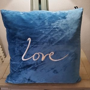 Blue Velvet pillow